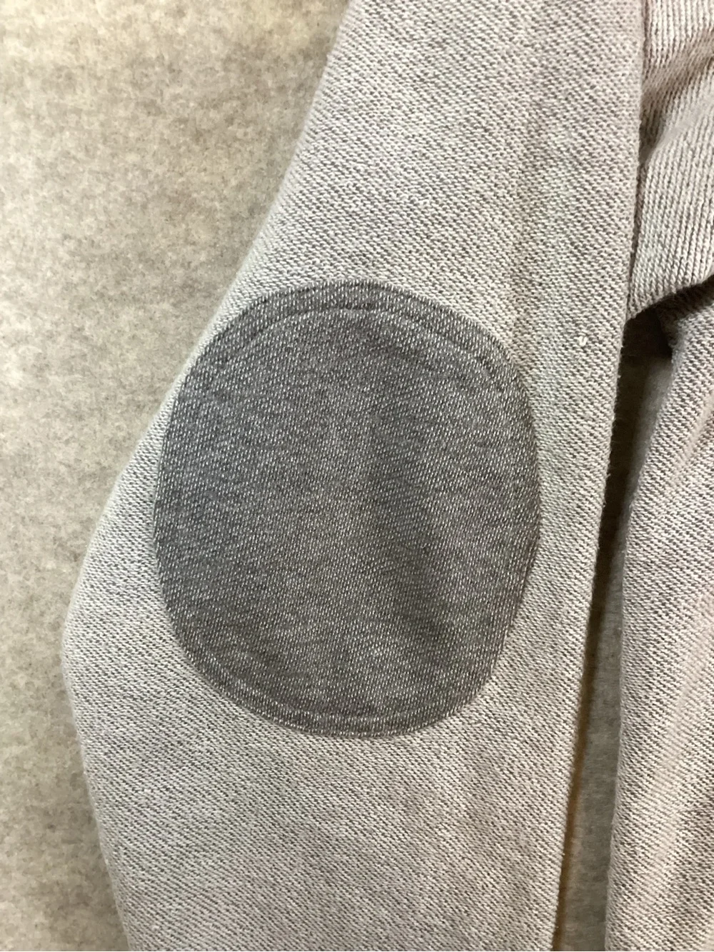 Southern Proper Light Heather Gray Quarter-Zip Sweater